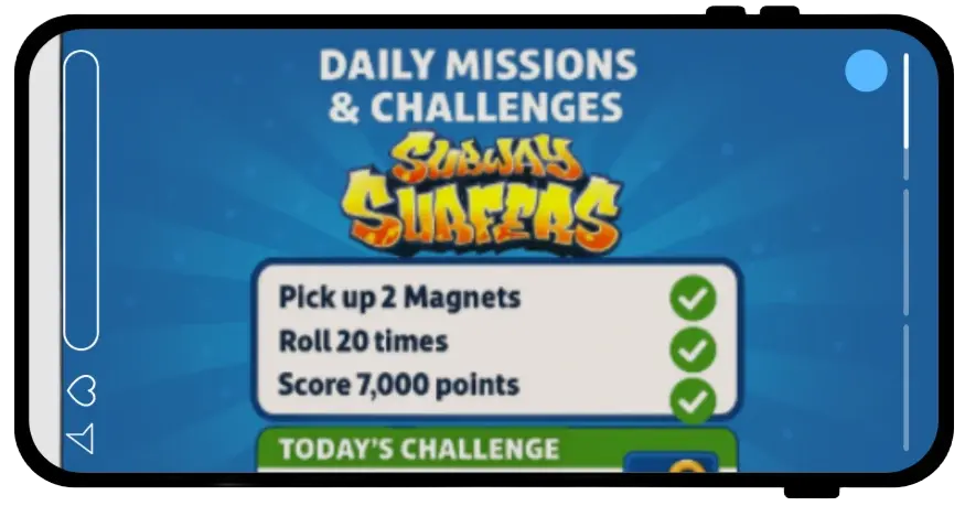 Download Subway Surfers Mod APK v3.48.5 Unlimited Money & Keys 2025 18 Daily missions and challenges