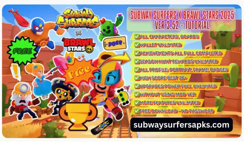 Subway Surfers Mod APK 2025 Unlocked all Character, Coins &